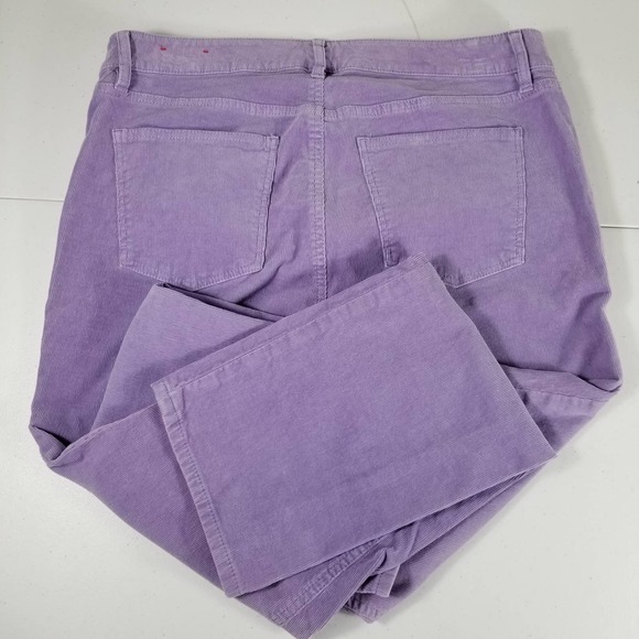 Talbots Lavender Light Purple Flawless 5 Pocket Corduroy Jeans Pants Size 10 - Picture 3 of 4
